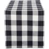 imageDII Buffalo Check Collection Classic Farmhouse Table Runner 14x72 Red ampamp BlackBlack  White