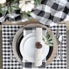 imageDII Buffalo Check Collection Classic Farmhouse Table Runner 14x72 Red ampamp BlackBlack  White