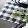 imageDII Buffalo Check Collection Classic Farmhouse Table Runner 14x72 Red ampamp BlackBlack  White