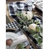 imageDII Buffalo Check Collection Classic Farmhouse Table Runner 14x72 Red ampamp BlackBlack  White