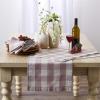 imageDII Buffalo Check Collection Classic Farmhouse Table Runner 14x72 Red ampamp BlackDusty Lilac