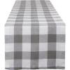 imageDII Buffalo Check Collection Classic Farmhouse Table Runner 14x72 Red ampamp BlackGray  White
