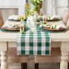 imageDII Buffalo Check Collection Classic Farmhouse Table Runner 14x72 Red ampamp BlackGreen  White
