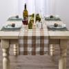 imageDII Buffalo Check Collection Classic Farmhouse Table Runner 14x72 Red ampamp BlackStone
