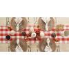 imageDII Buffalo Check Collection Classic Farmhouse Table Runner 14x72 Red ampamp BlackVintage Red