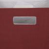 imageDII Collapsible Polyester Storage Cube Solid Lightweight and Durable Small Square 11x11x11quot BlackBarn Red