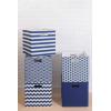 imageDII Collapsible Polyester Storage Cube Solid Lightweight and Durable Small Square 11x11x11quot BlackBlue