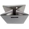 imageDII Collapsible Polyester Storage Cube Solid Lightweight and Durable Small Square 11x11x11quot BlackGray