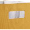 imageDII Collapsible Polyester Storage Cube Solid Lightweight and Durable Small Square 11x11x11quot BlackHoney Gold