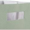 imageDII Collapsible Polyester Storage Cube Solid Lightweight and Durable Small Square 11x11x11quot BlackMint