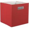 imageDII Collapsible Polyester Storage Cube Solid Lightweight and Durable Small Square 11x11x11quot BlackRust