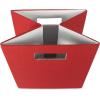 imageDII Collapsible Polyester Storage Cube Solid Lightweight and Durable Small Square 11x11x11quot BlackRust