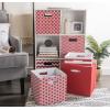 imageDII Collapsible Polyester Storage Cube Solid Lightweight and Durable Small Square 11x11x11quot BlackRust