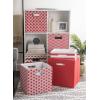 imageDII Collapsible Polyester Storage Cube Solid Lightweight and Durable Small Square 11x11x11quot BlackRust