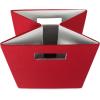 imageDII Collapsible Polyester Storage Cube Solid Lightweight and Durable Small Square 11x11x11quot BlackRust