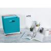 imageDII Collapsible Polyester Storage Cube Solid Lightweight and Durable Small Square 11x11x11quot BlackTeal