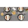 imageDII Ikat Outdoor Zippered Tabletop Collection Water Resistant 60x84 Tablecloth BlueBlack