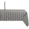 imageDII Ikat Outdoor Zippered Tabletop Collection Water Resistant 60x84 Tablecloth BlueBlack
