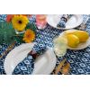 imageDII Ikat Outdoor Zippered Tabletop Collection Water Resistant 60x84 Tablecloth BlueBlue