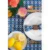 imageDII Ikat Outdoor Zippered Tabletop Collection Water Resistant 60x84 Tablecloth BlueBlue
