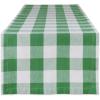 imageDII Buffalo Check Collection Classic Farmhouse Table Runner 14x72 Red ampamp BlackGreen  White