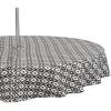 imageDII Ikat Outdoor Zippered Tabletop Collection Water Resistant 60x84 Tablecloth BlueBlack