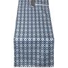 imageDII Ikat Outdoor Zippered Tabletop Collection Water Resistant 60x84 Tablecloth BlueBlue