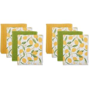 imageDII Cleaning Collection MultiPurpose Microfiber Lemon Print Dishtowel SetLemon Print
