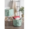 imageDII Collapsible Polyester Storage Bin Stained Glass Stone Medium RectangleAqua