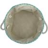 imageDII Collapsible Polyester Storage Bin Stained Glass Stone Medium RectangleAqua