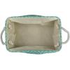 imageDII Collapsible Polyester Storage Bin Stained Glass Stone Medium RectangleAqua