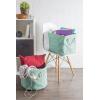 imageDII Collapsible Polyester Storage Bin Stained Glass Stone Medium RectangleAqua