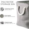 imageDII Collapsible Polyester Storage Bin Stained Glass Stone Medium RectangleAqua