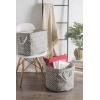 imageDII Collapsible Polyester Storage Bin Stained Glass Stone Medium RectangleGray