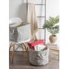 imageDII Collapsible Polyester Storage Bin Stained Glass Stone Medium RectangleGray