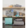 imageDII Collapsible Polyester Storage Bin Stained Glass Stone Medium RectangleGray