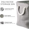 imageDII Collapsible Polyester Storage Bin Stained Glass Stone Medium RectangleGray