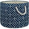 imageDII Collapsible Polyester Storage Bin Stained Glass Stone Medium RectangleNavy