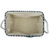 imageDII Collapsible Polyester Storage Bin Stained Glass Stone Medium RectangleNavy