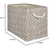 imageDII Collapsible Polyester Storage Bin Stained Glass Stone Medium RectangleStone