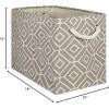 imageDII Collapsible Polyester Storage Bin Stained Glass Stone Medium RectangleStone
