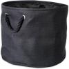 imageDII Collapsible Variegated Polyester Storage Bin Large GrayBlack