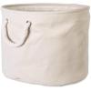 imageDII Collapsible Variegated Polyester Storage Bin Large GrayCream