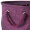 imageDII Collapsible Variegated Polyester Storage Bin Large GrayEggplant