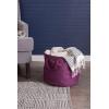 imageDII Collapsible Variegated Polyester Storage Bin Large GrayEggplant