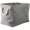 imageDII Collapsible Variegated Polyester Storage Bin Large GrayGray