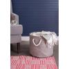 imageDII Collapsible Variegated Polyester Storage Bin Large GrayGray