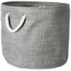 imageDII Collapsible Variegated Polyester Storage Bin Large GrayGray