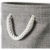 imageDII Collapsible Variegated Polyester Storage Bin Large GrayGray