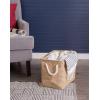 imageDII Collapsible Variegated Polyester Storage Bin Large GrayTaupe